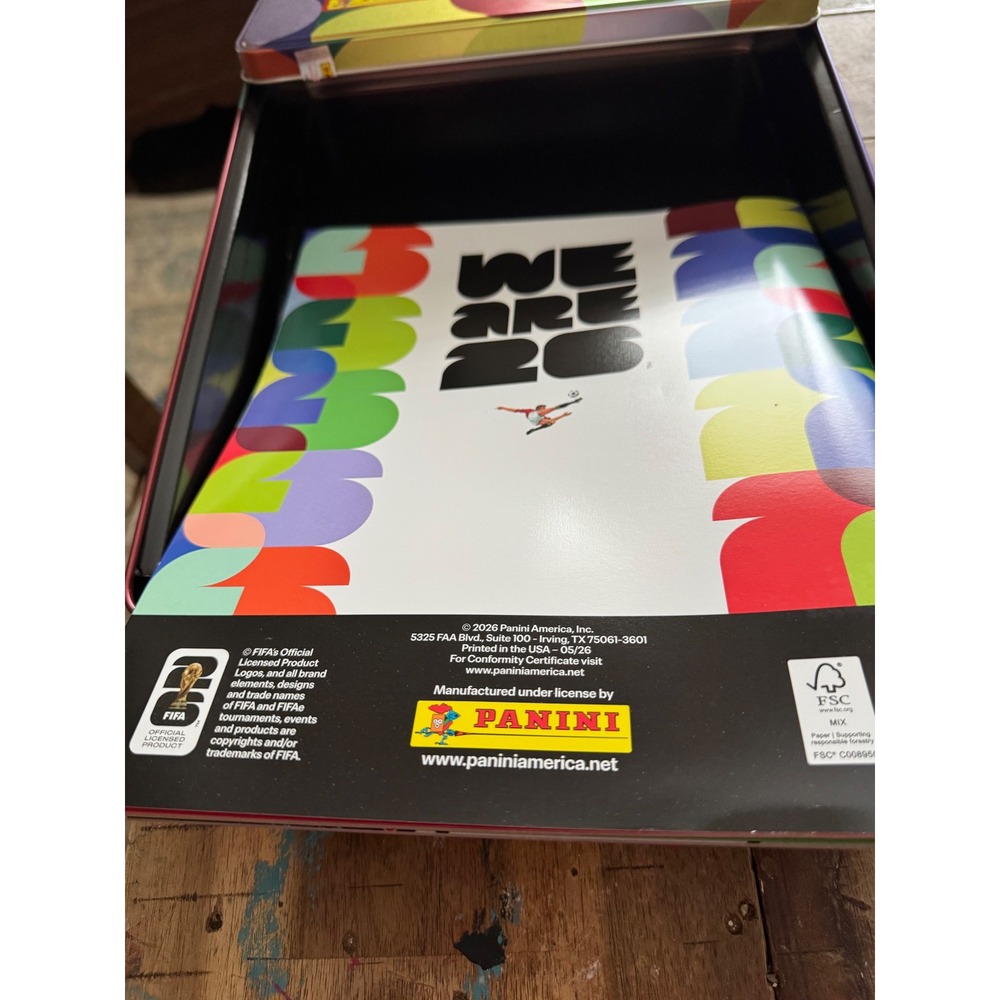 Panini FIFA World Cup 2026 Sticker Album with Official Collector Tin Multi Color - Picture 4 of 4